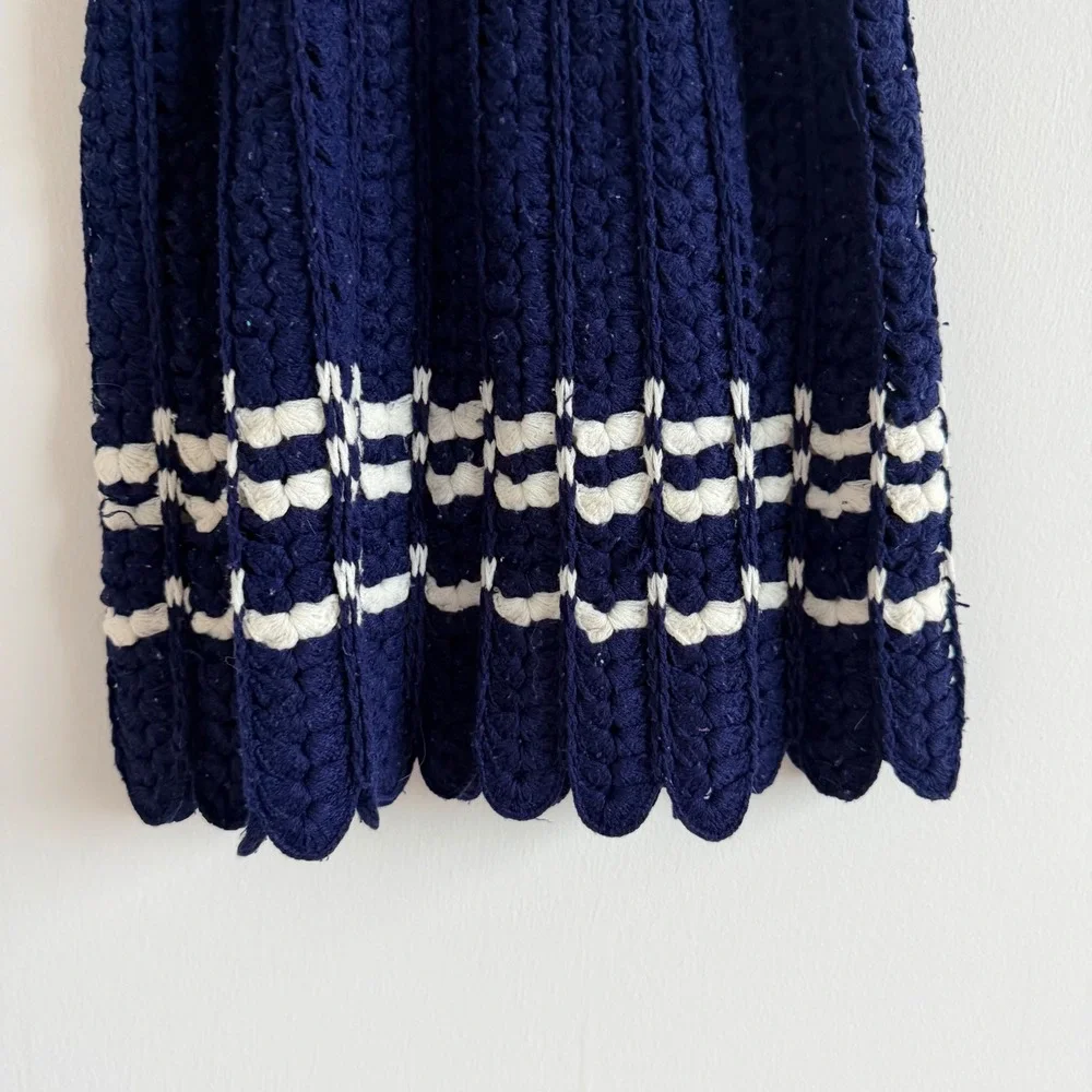 Vintage Handmade Crochet‎ Knit Dress